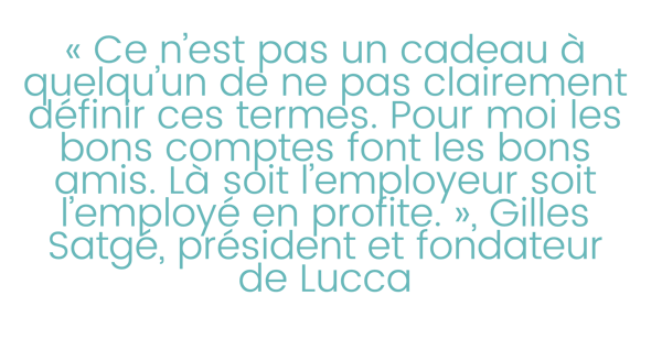 ce n'est pas un cadeau à quelqu'un de ne pas clairement définir ces termes.